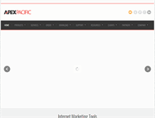 Tablet Screenshot of apexpacific.com